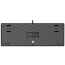 E-Yooso Z-87 Yellow Single Light 87 Keys Wired Mechanical Keyboard Grey/Black/Orange (Red Switch)