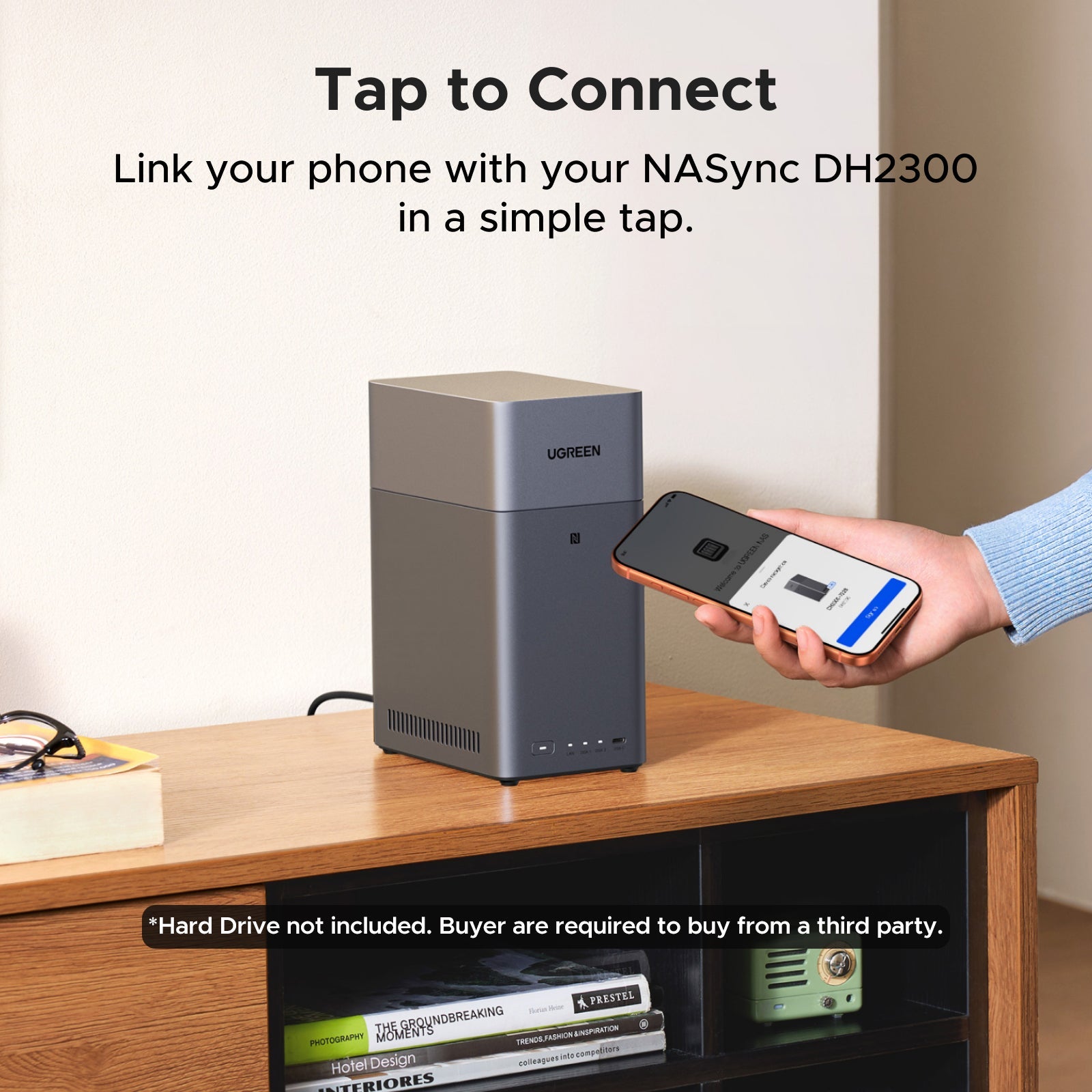 Ugreen NASync DH2300 2-Bay NAS Diskless Personal Cloud Storage (DH2300/95432)