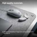 Deltahub Minimalistic Felt Desk Pad Large - Light Grey