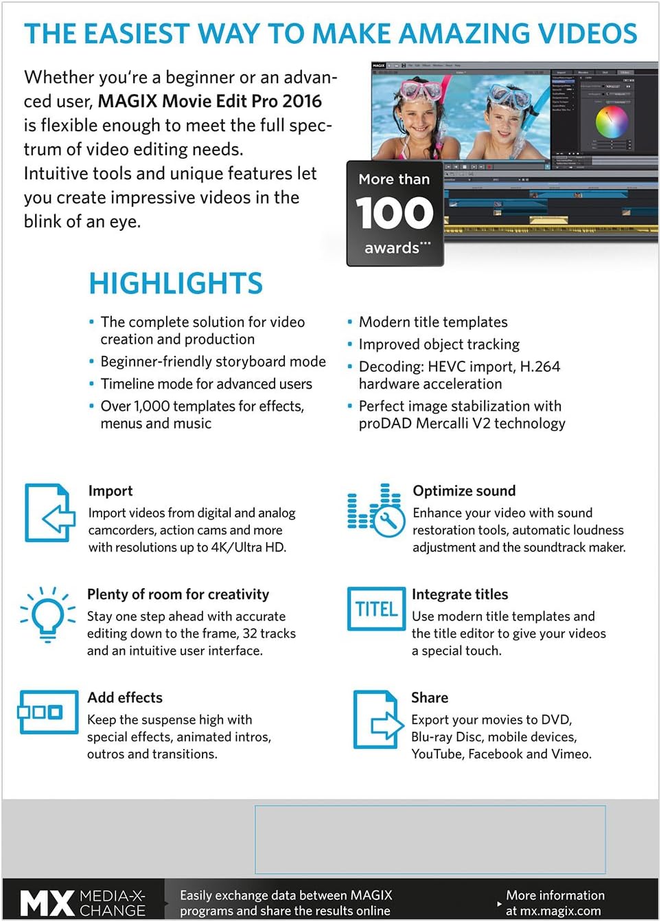 MAGIX MOVIE EDIT PRO 2016