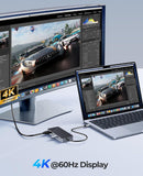 Orico M.2 NVMe/SATA with 8in1 Multi Docking Hub 10Gbps USB-C 3.2 Gen2 PD100W (OM28P-G2) (Black)