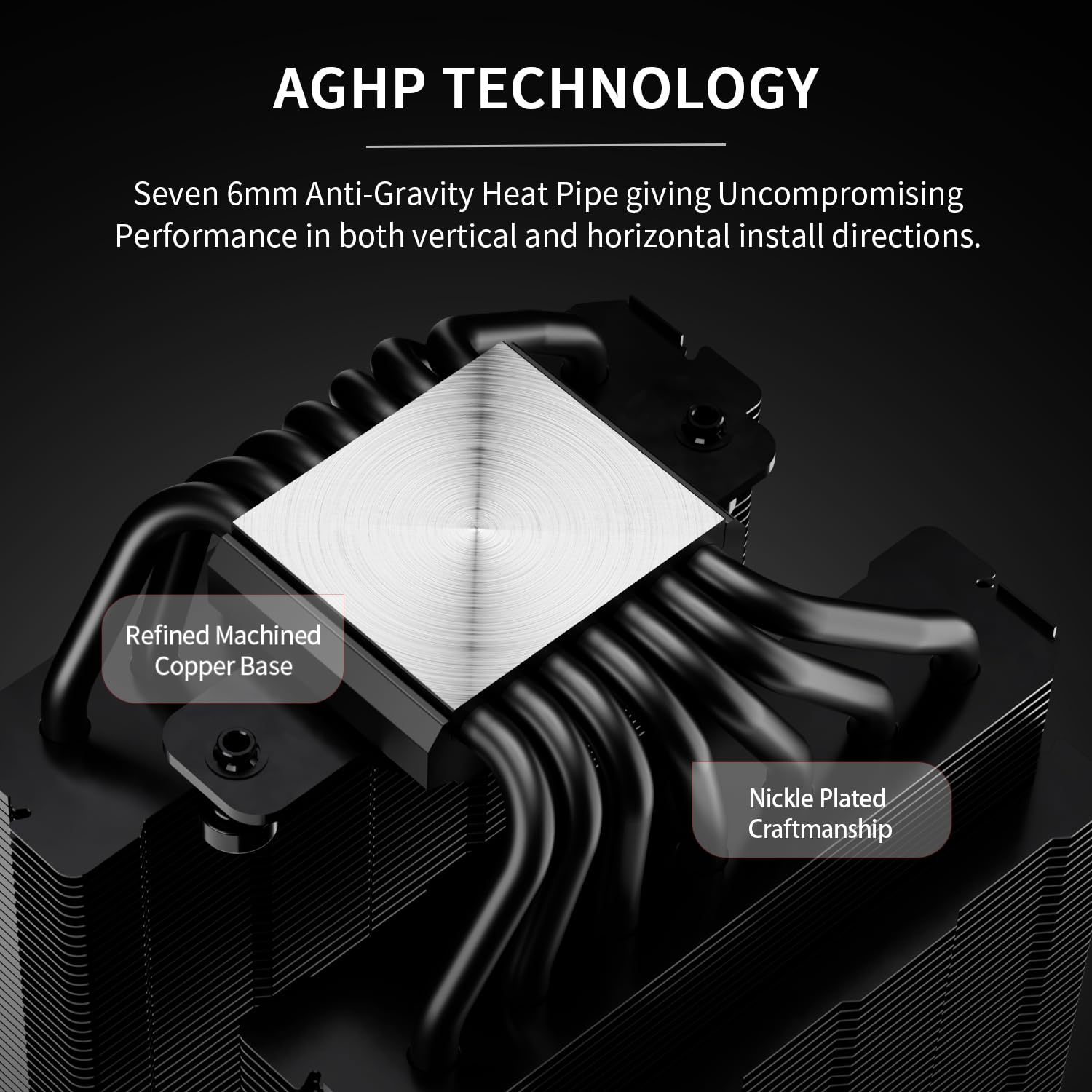 Thermalright Phantom Spirit 120 Vision Evo Dual Tower CPU Air Cooler (Black)