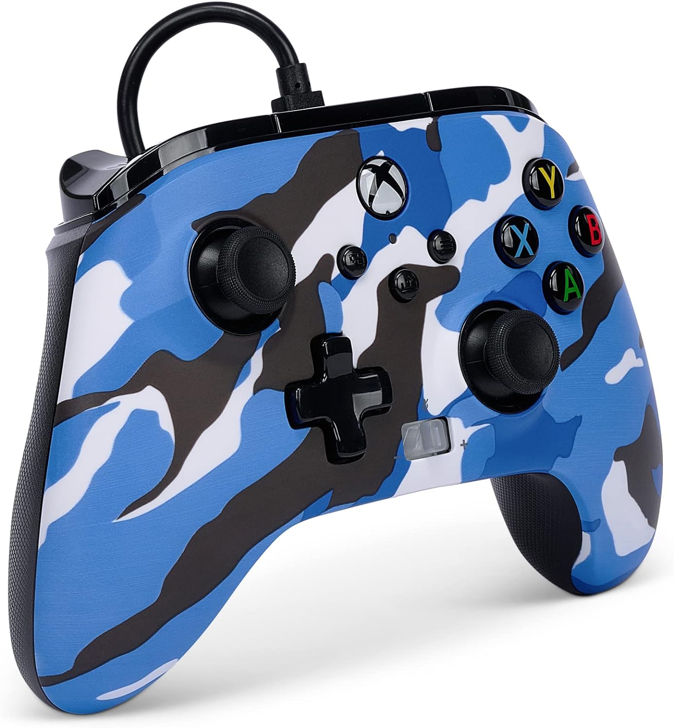 Power A Xbox Enhanced Wired Controller Blue Camo For Xbox
