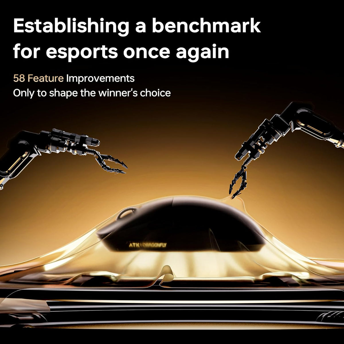 ATK Dragonfly A9 Air Ultimate Lightweight Wireless Gaming Mouse