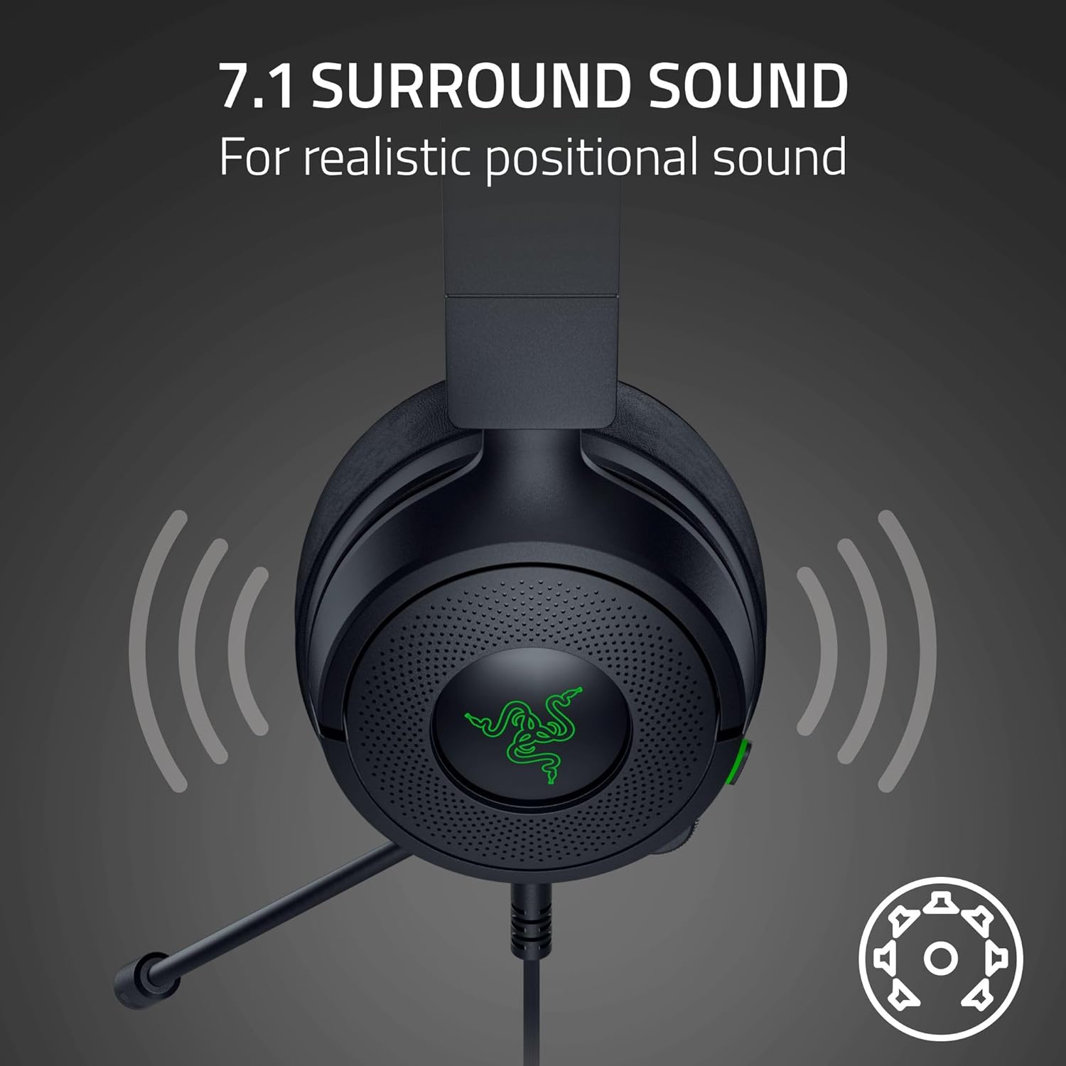 Razer Kraken Kitty V3 X Wired Kitty Headset for Gaming (Black, Quartz, White)