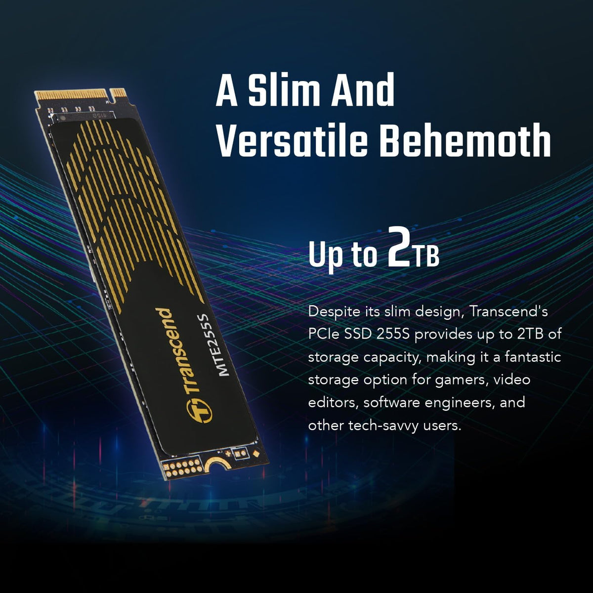 Transcend 255S PCIe NVME GEN4 X4 M.2 Internal SSD | DataBlitz