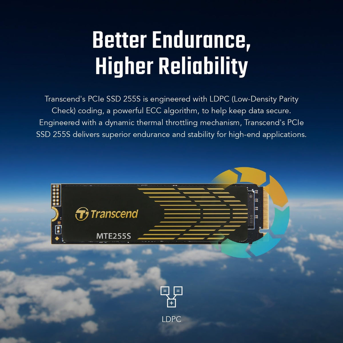 Transcend 255S PCIe NVME GEN4 X4 M.2 Internal SSD | DataBlitz