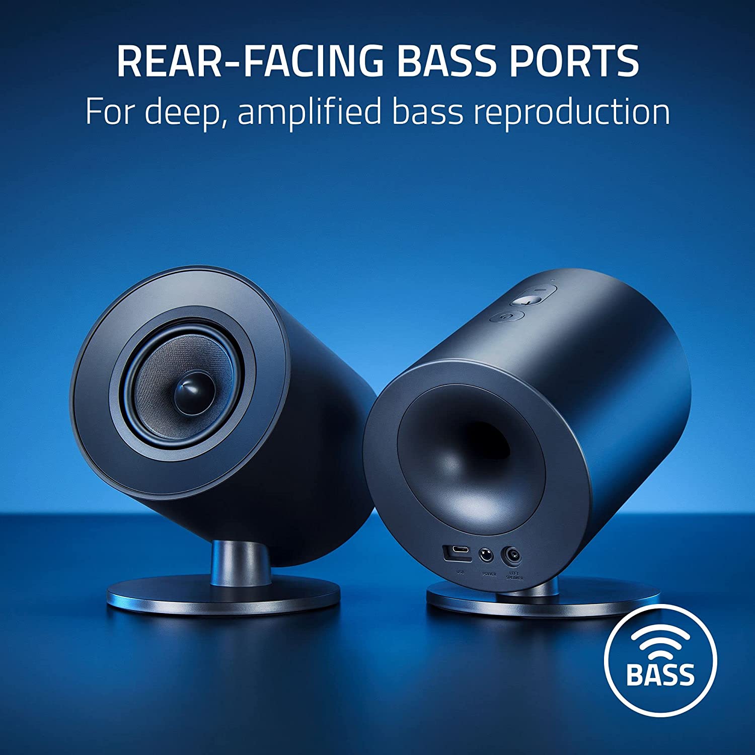 Razer Nommo V2 X Full-Range 2.0 PC Gaming Speakers