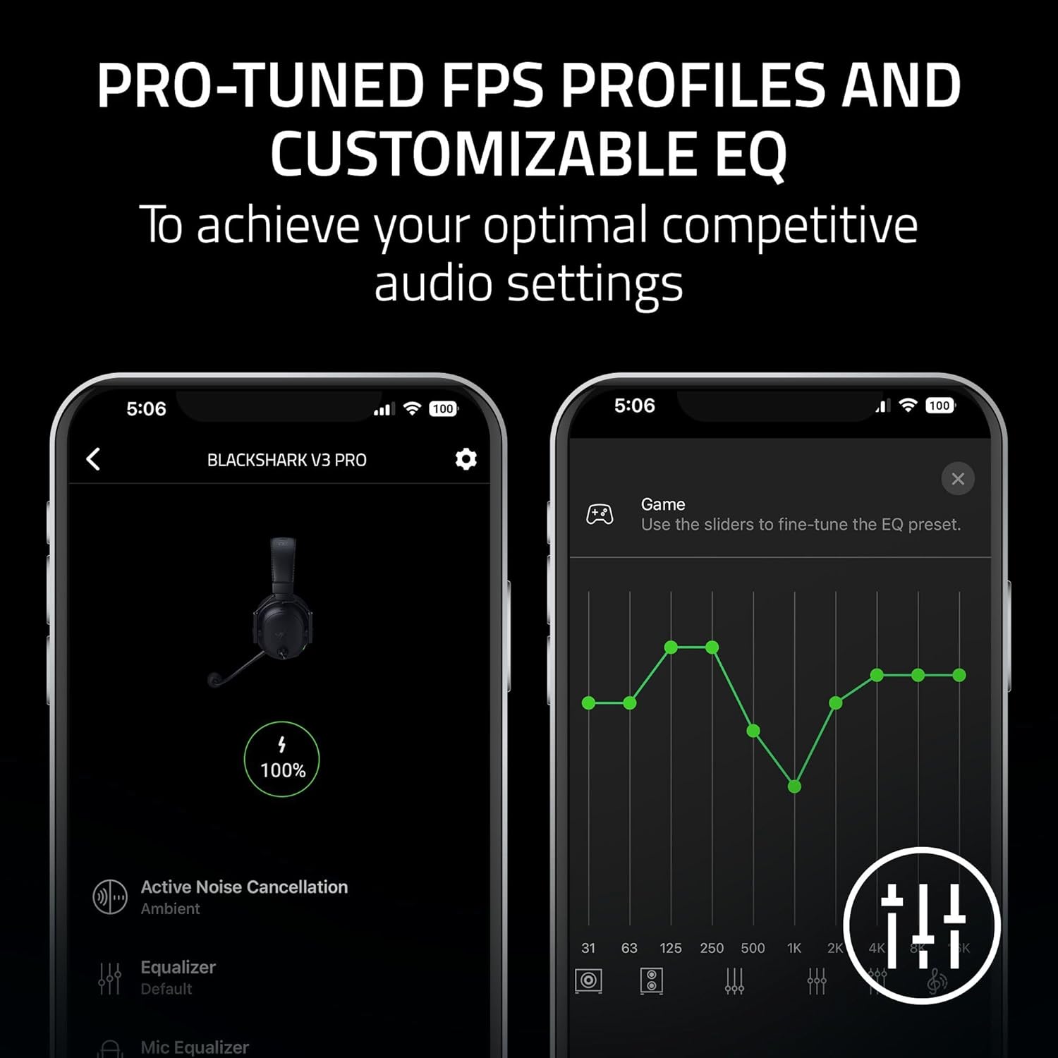 Razer BlackShark V3 Pro Wireless ANC Esports Gaming Headset for PlayStation