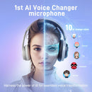 Maono DM40 Pro S Wireless RGB Condenser Gaming Desktop Microphone with Boom Arm
