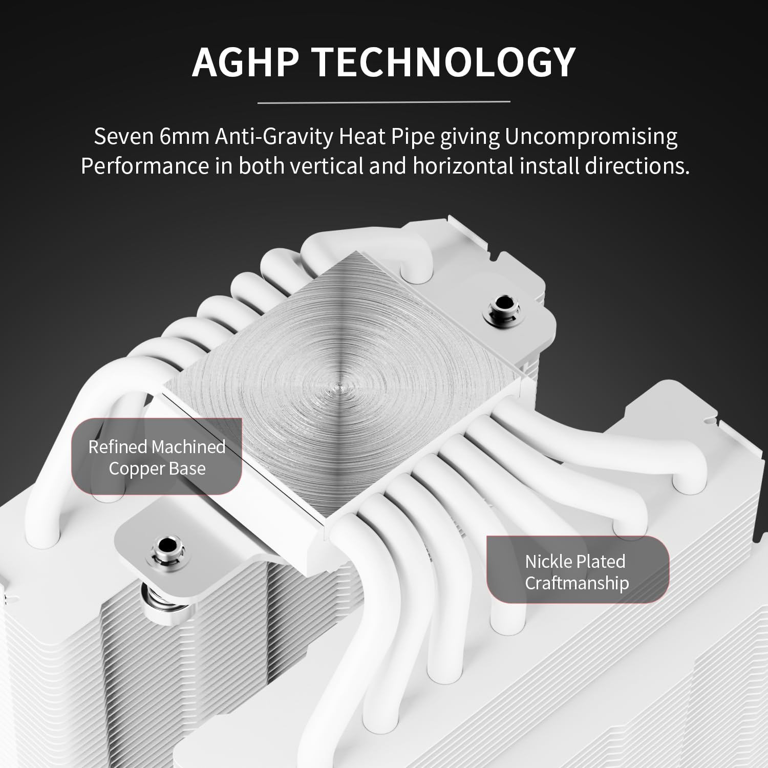 Thermalright Phantom Spirit 120 Vision Dual Tower CPU Air Cooler (Snow)