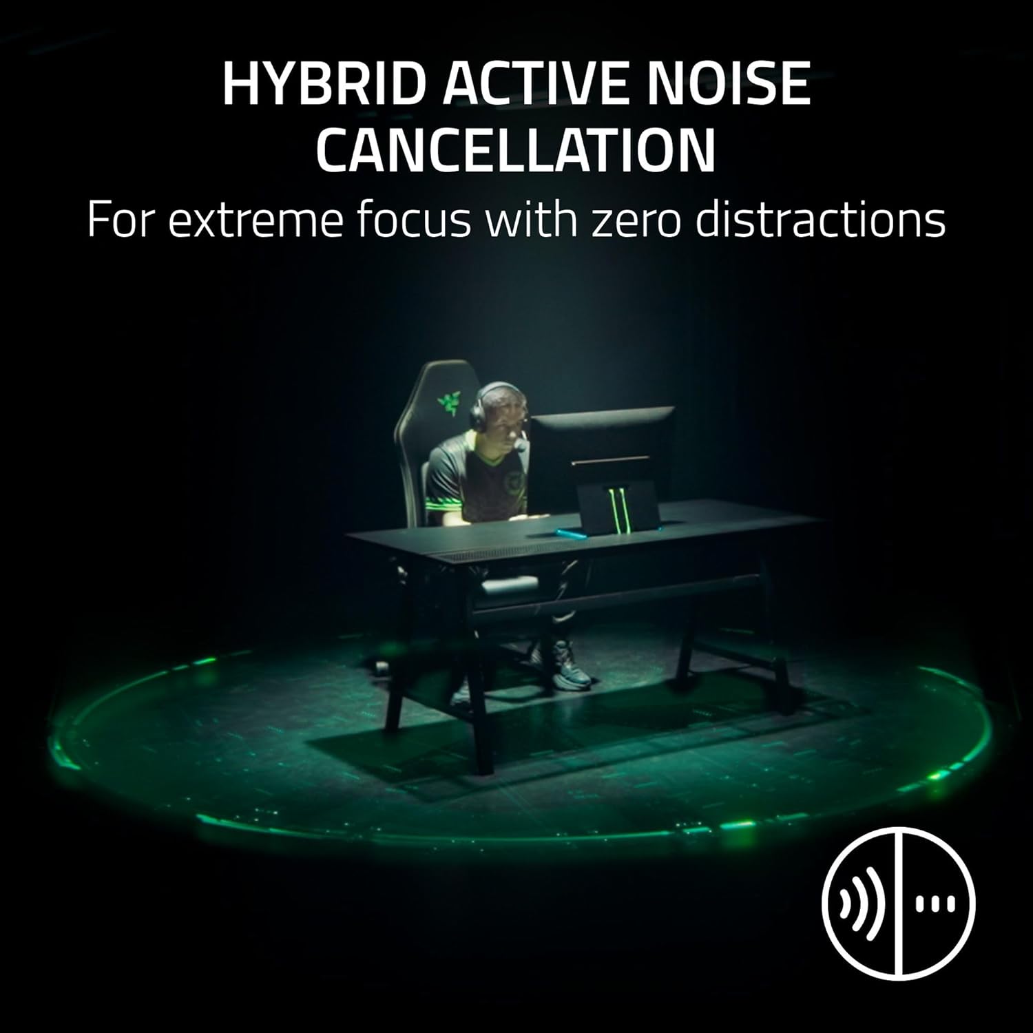 Razer BlackShark V3 Pro Wireless ANC Esports Gaming Headset for PlayStation