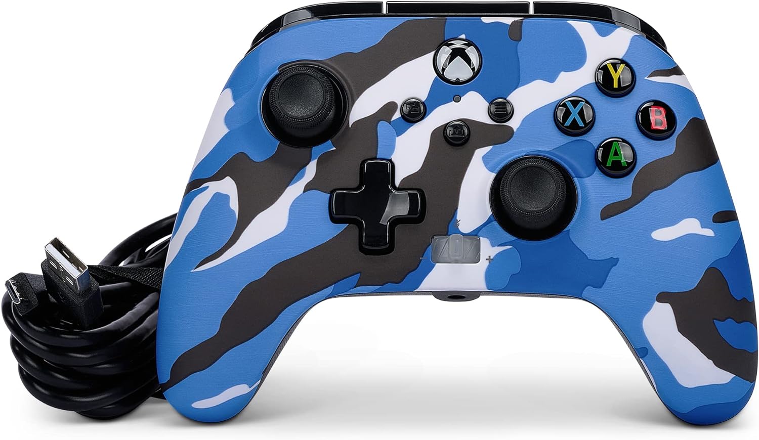 Power A Xbox Enhanced Wired Controller Blue Camo For Xbox