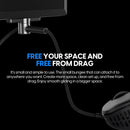 Pulsar Microbungee ES Ultra Small Mouse Cord Bungee (Includes Microbungee + Extra Adhesive) (PMB03)
