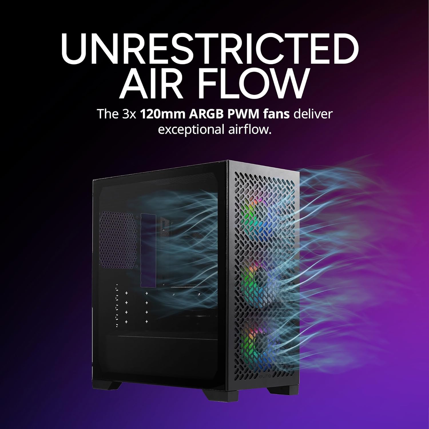 Cooler Master Elite 302 ARGB Mini-ITX, Micro-ATX Mini Tower PC Case