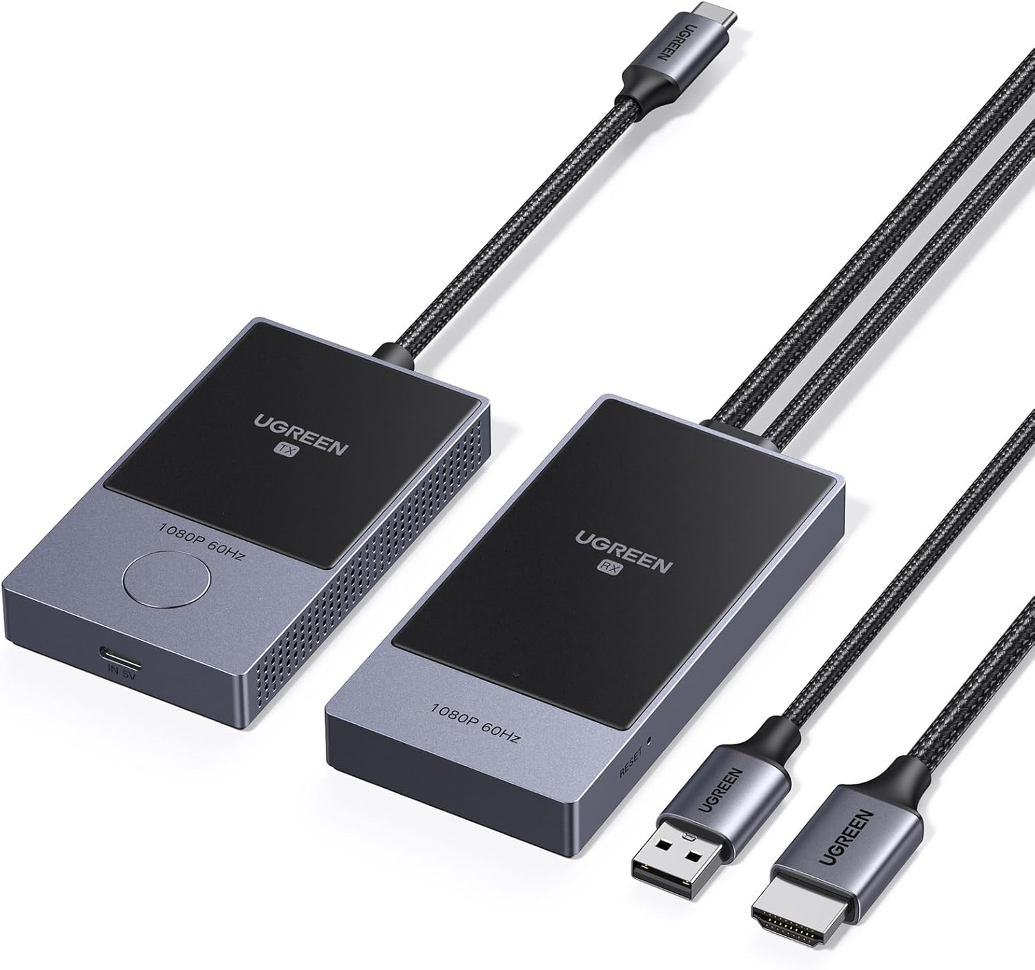 Ugreen Wireless Extender HDMI 1080p 60Hz Transmitter and Receiver
