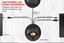 Creative Pebble Plus Modern 2.1 USB Desktop Speakers With Subwoofer (Black)