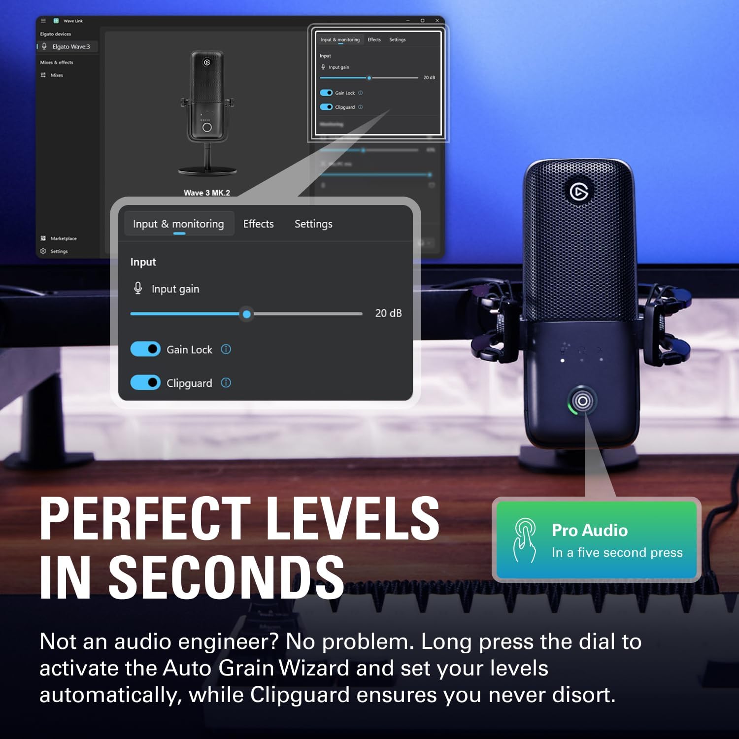 Elgato Wave:3 MK.2 USB Condenser Microphone (10MAO9901)