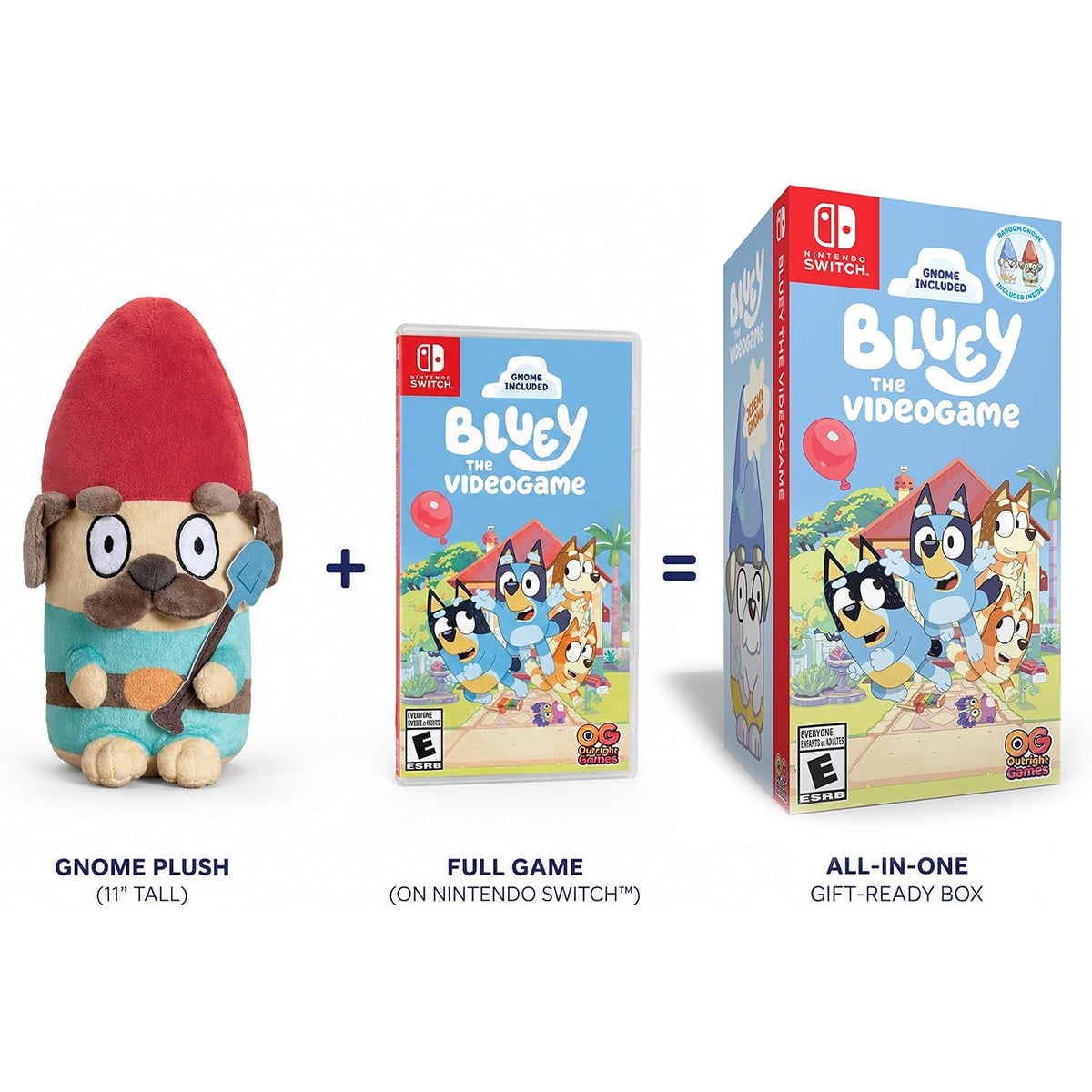 Bluey the Videogame Gnome Plush Bundle