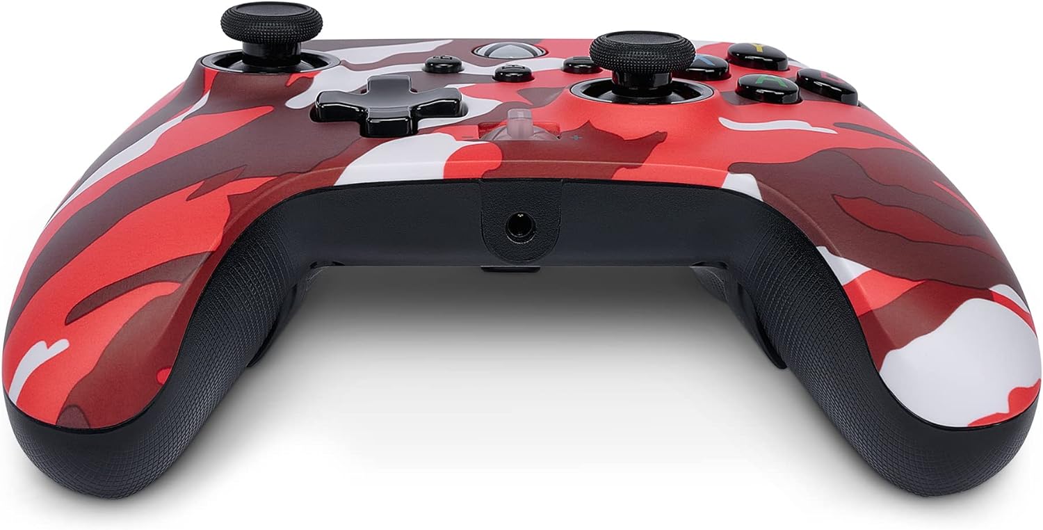 Power A Xbox Enhanced Wired Controller Red Camo For Xbox