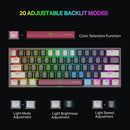 E-Yooso Z-11 RGB 61 Keys Hot Swappable Mechanical Keyboard