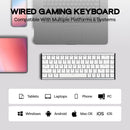 Ajazz ALUX68 Plus RGB Wired 68-Keys Aluminum CNC Case Hot-Swappable Mechanical Keyboard