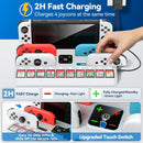 Kytok TV Dock Station with Controller Charger & Game Slots for Nintendo Switch / Nintendo Switch OLED (White) (KT-K804W)