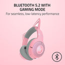 Razer Kraken Kitty V2 BT Wireless Bluetooth RGB Headset w/ Kitty Ears | DataBlitz