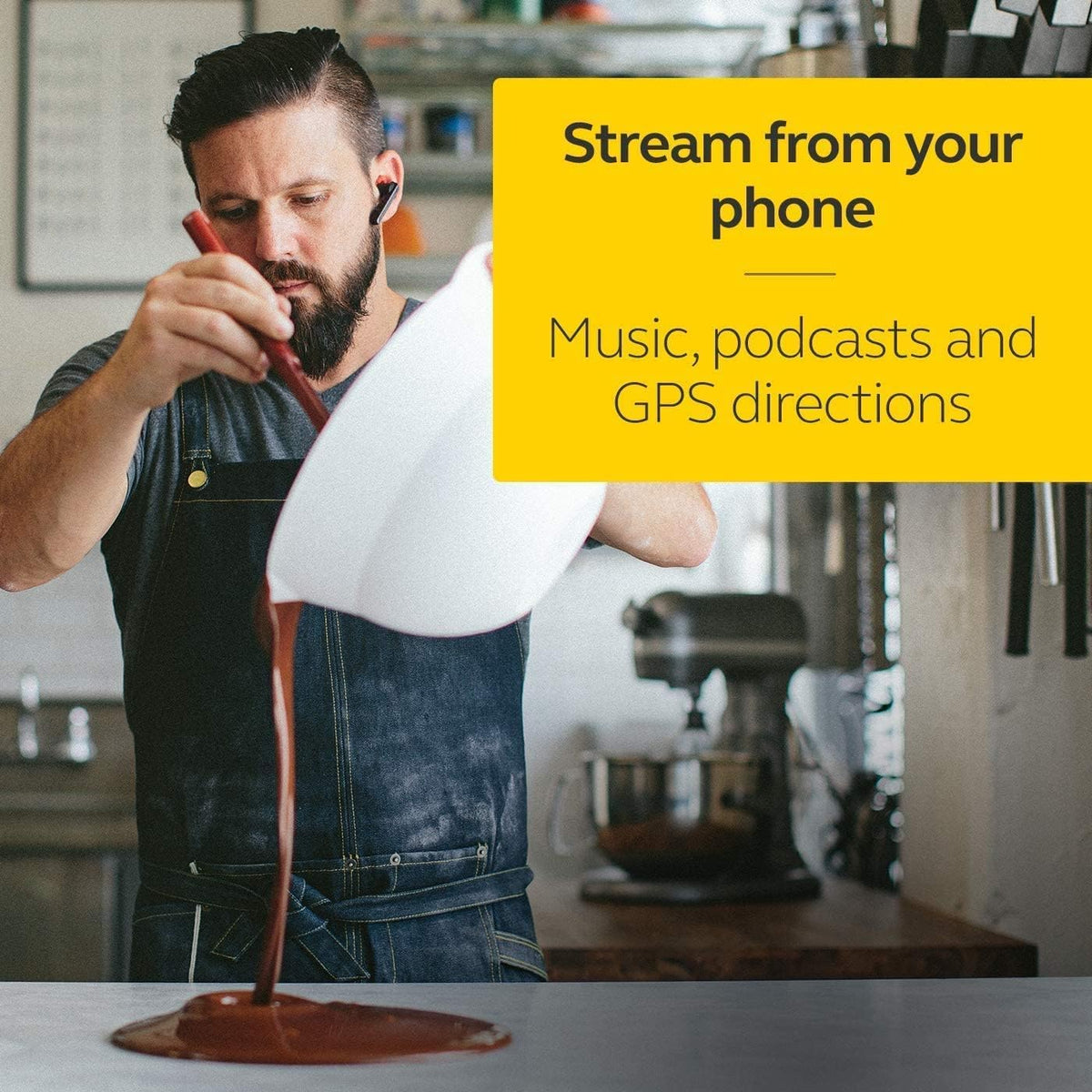 Jabra Talk 45 Mono Bluetooth Ear Hook Headset With 2 Noise-Cancelling Microphones + Car Charger