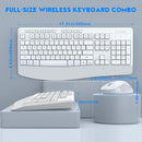 E-YOOSO E-787 Wireless Keyboard & Mouse Combo (White)