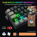 E-Yooso Z-11 RGB 61 Keys Hot Swappable Mechanical Keyboard