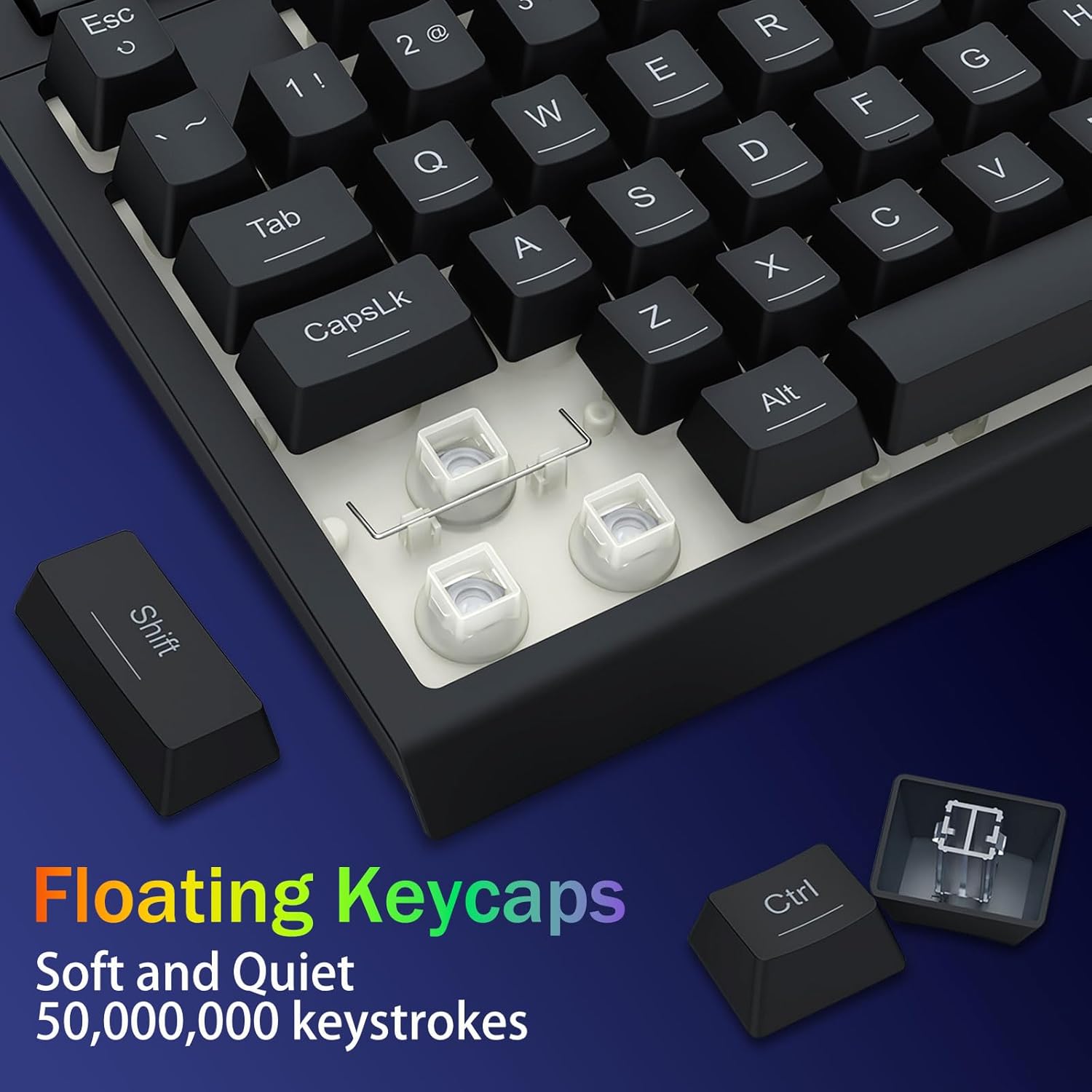 Redragon Crescent K524-RGB 75% Wired Gaming Keyboard With Macro Keys