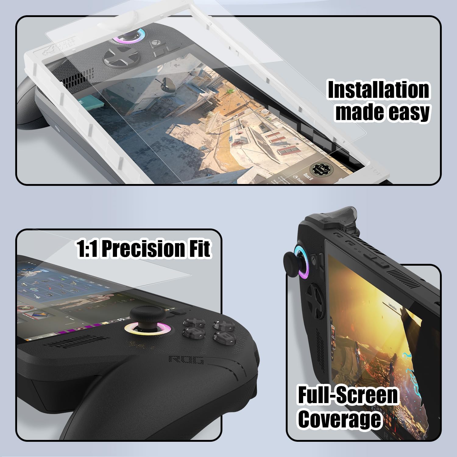 Skull & Co. Tempered Glass Screen Protector 9H Hardness / 0.26mm Ultra Thin with EZ-Align Frame