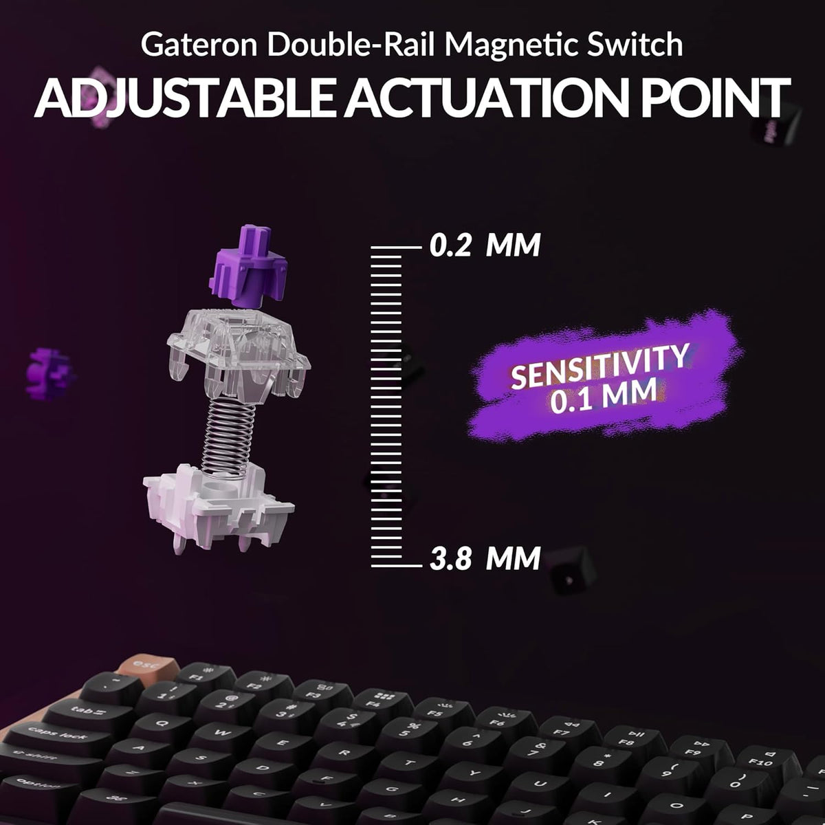 Keychron K4 HE Standard Ed. Hot-Swappable RGB Backlight 96% Wireless Magnetic Switch Custom