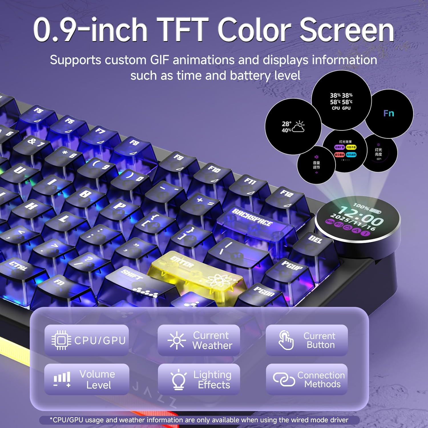 Ajazz AK820 V2 Pro RGB Tri-Mode Mechanical Keyboard