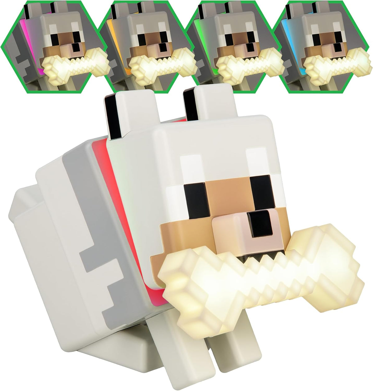 Paladone Minecraft GloBuddies Wolf Light (PP14761MCF)