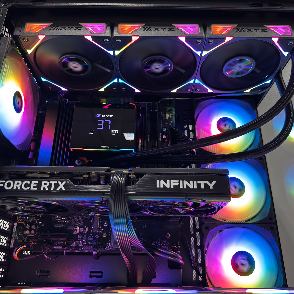 Sophos Tesseract X Black Desktop Gaming PC