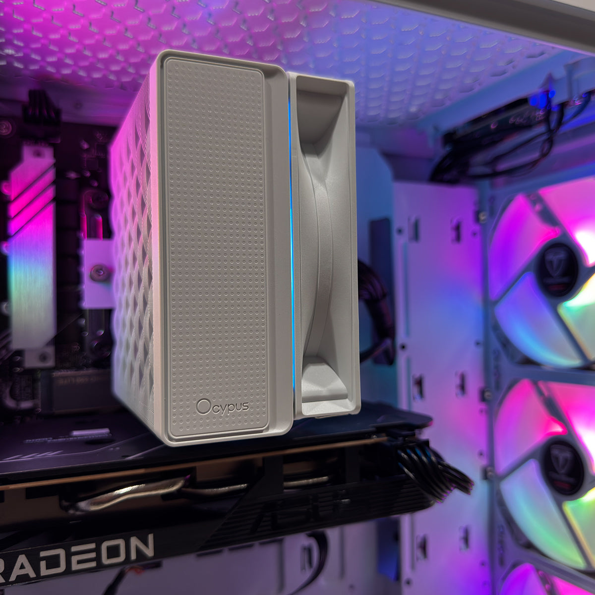 Alpha Hermes White Desktop Gaming PC