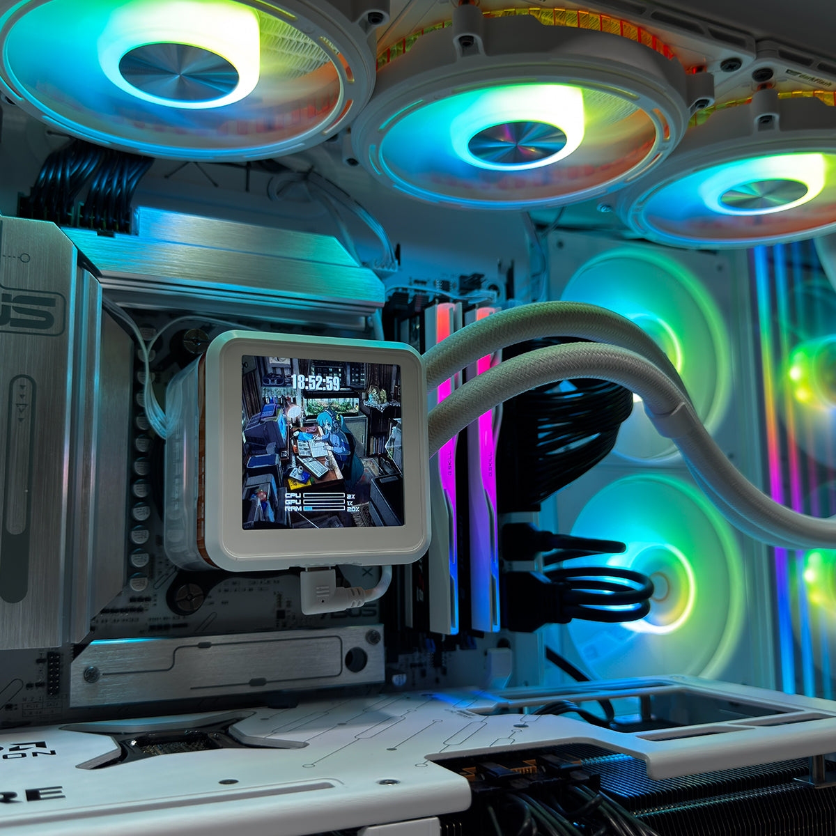 Ultra Magnium Gear White Desktop Gaming PC