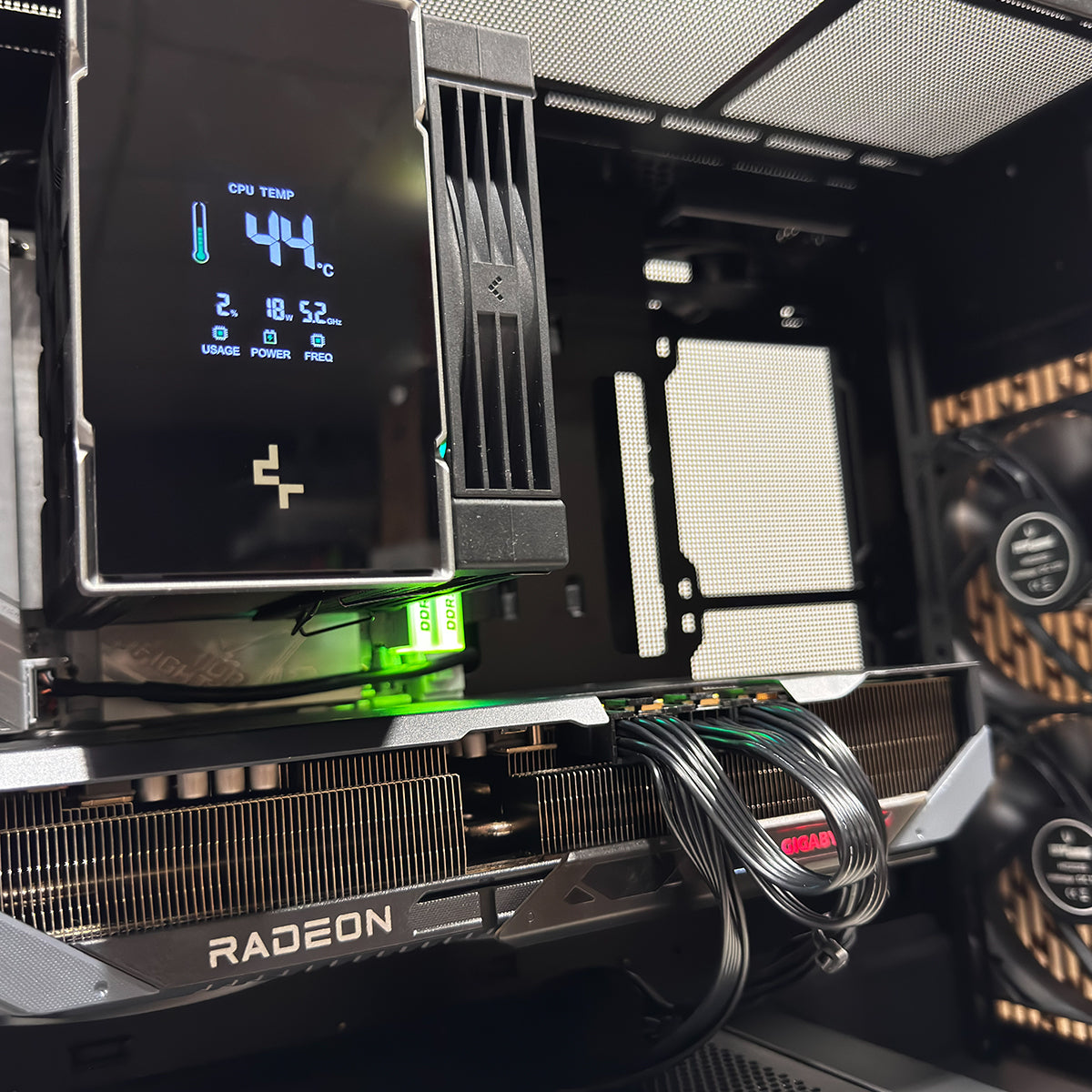 Ultra Alloy MATX Black/Gold Desktop Gaming PC