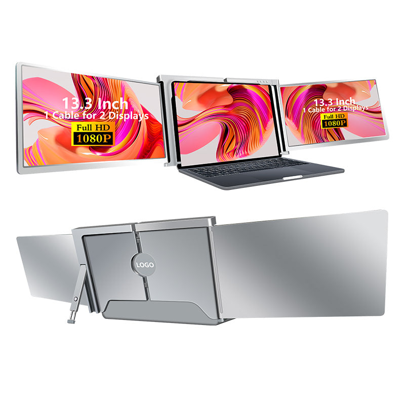 S300 13.3" FHD (1920x1080) IPS Portable Dual Screen Monitor for Notebook Laptop + Sleeve