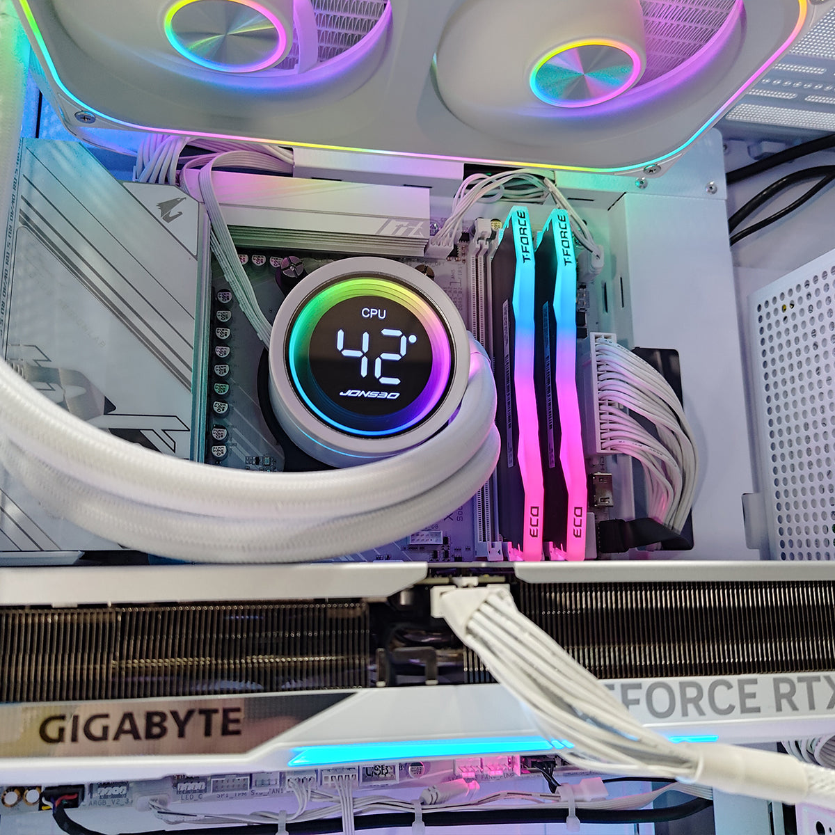 Optima D41 with 8" Display White Desktop Gaming PC