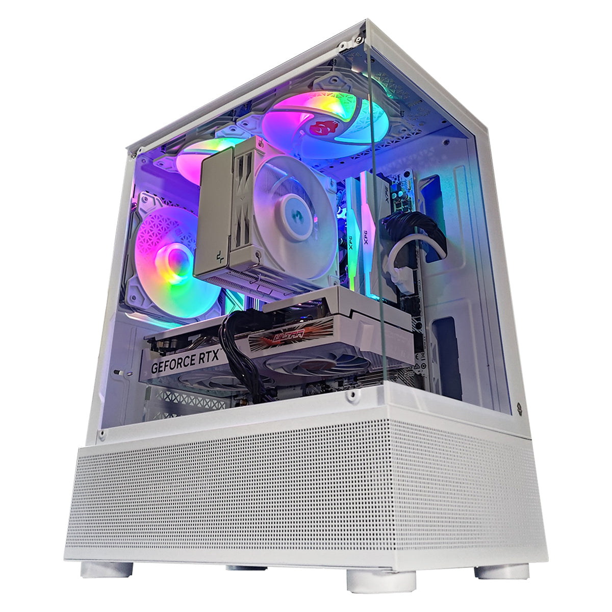 Alpha Reyna White Desktop Gaming PC - DataBlitz