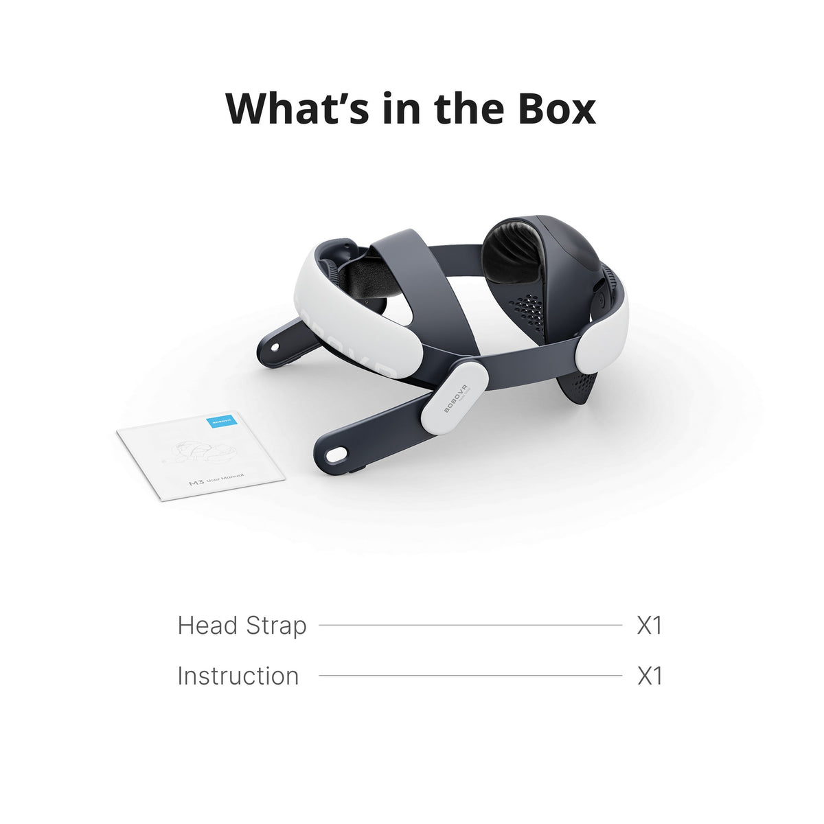 BoboVR M3 Head Strap Compatible w/ Meta Quest 3/3S