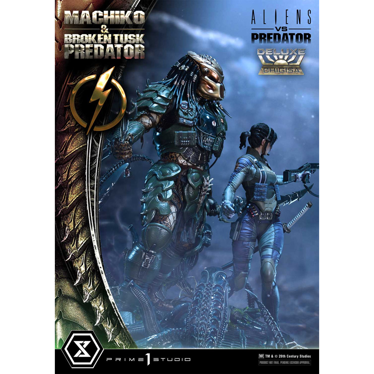 Ultimate Premium Masterline Aliens vs. Predator Machiko & Broken Tusk
