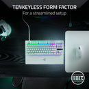 Razer Huntsman V3 Pro Tenkeyless Analog Optical eSports Keyboard (White)