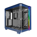 Montech King 95 Mid Tower PC Case (Black, White, Blue)
