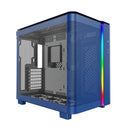 Montech King 95 Mid Tower PC Case (Black, White, Blue)