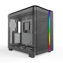 Montech King 95 Mid Tower PC Case (Black, White, Blue)