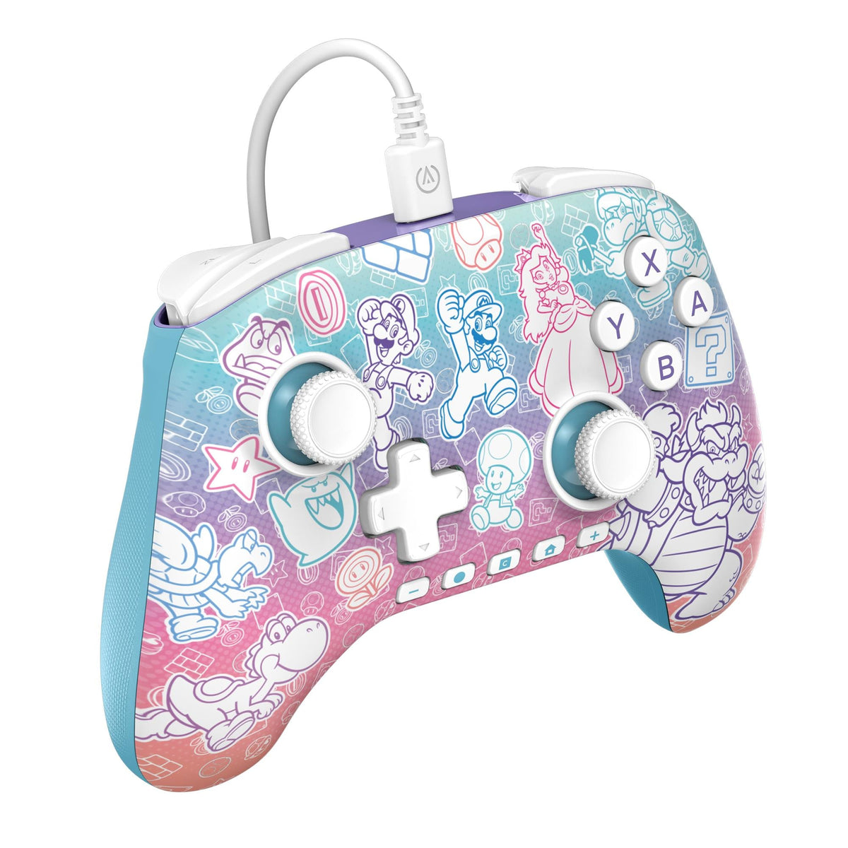 PowerA Advantage Wired Controller for Nintendo Switch 2 (Mushroom Kingdom) (NSGP0526-01)
